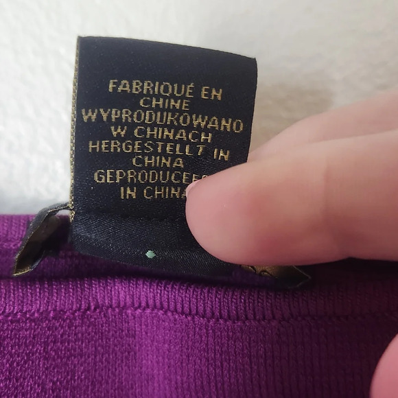 House of Harlow 1960 Purple Sheer‎ Sleeve Top Small - Picture 4 of 9